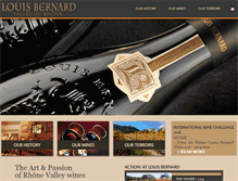 Tablet Screenshot of louis-bernard.com